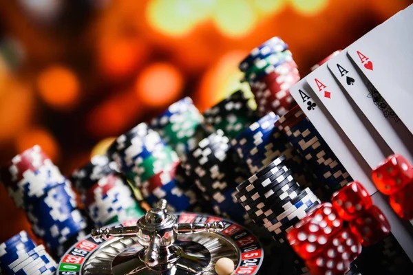 Live roulette table with dealer and multi-camera studio setup